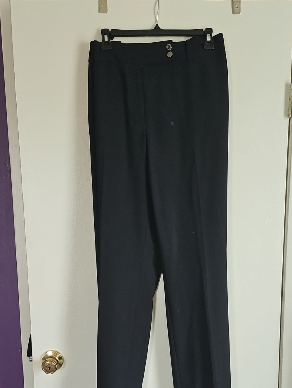 Calvin Klein Black Women's Straight Leg Trousers
